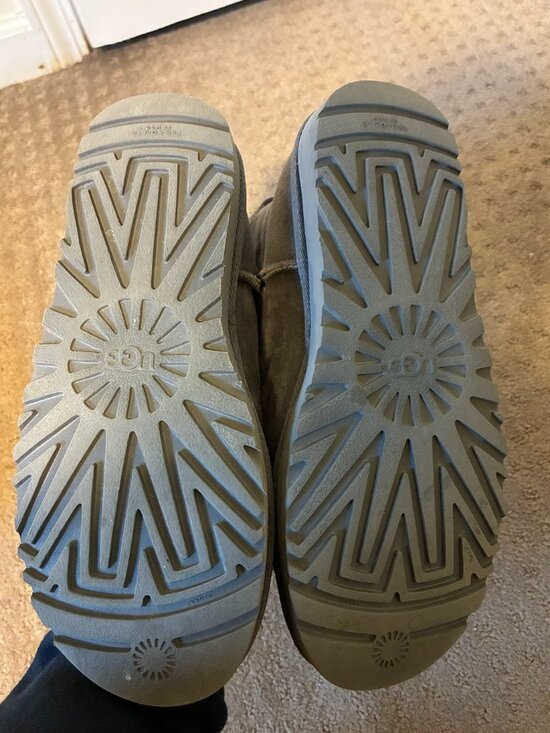Women Grey Ugg Boots - Size 7